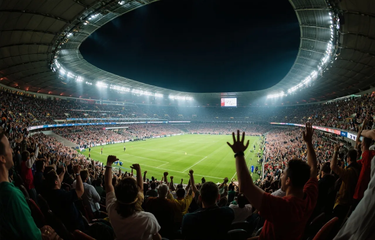 体育场直播氛围图